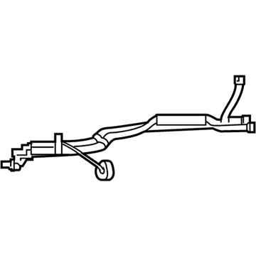 Mercedes-Benz 222-500-10-88 Front Pipe