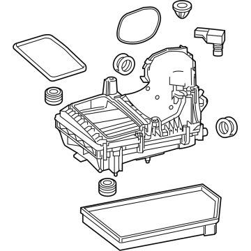 Mercedes-Benz 256-090-24-00 Air Cleaner Assembly