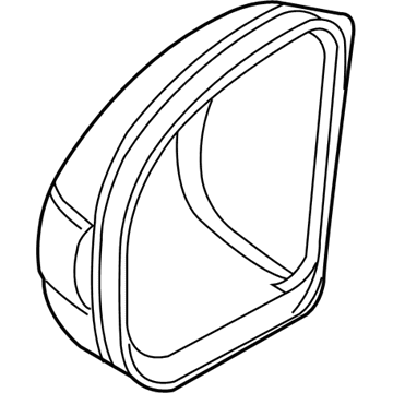 Mercedes-Benz 220-810-10-64-3567 Mirror Housing