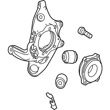 Mercedes-Benz E63 AMG Steering Knuckle - 204-350-07-41