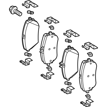 2023 Mercedes-Benz CLA45 AMG Brake Pad Set - 000-420-35-04