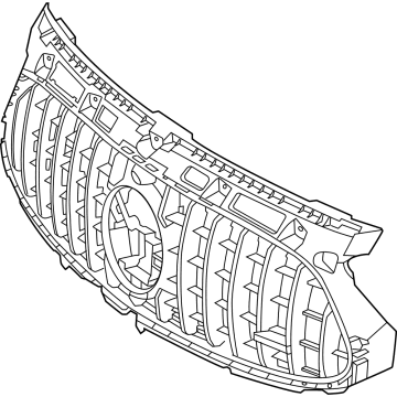 Mercedes-Benz 247-880-75-07 Grille Assembly