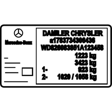 Mercedes-Benz 168-817-15-20-26