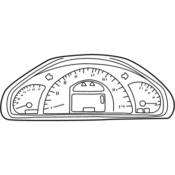 Mercedes-Benz G550 Instrument Cluster - 463-540-75-11