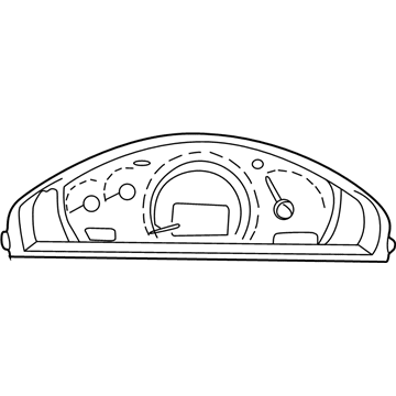 2004 Mercedes-Benz C240 Instrument Cluster - 203-540-78-48