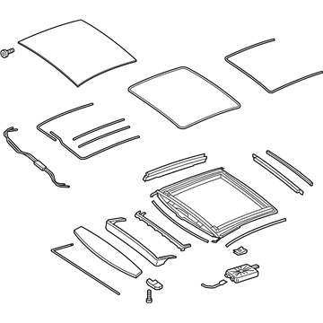 Mercedes-Benz 222-780-46-29-1C34 Panoramic Assembly