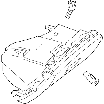 2016 Mercedes-Benz CLA250 Glove Box - 117-680-42-00-8L36