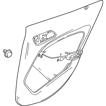 Mercedes-Benz 156-730-22-00-64-8S77 Door Trim Panel