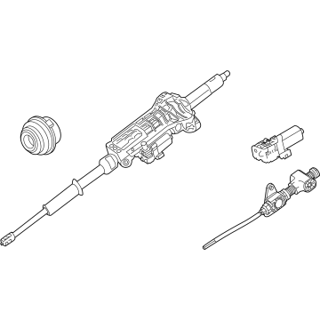 Mercedes-Benz 206-460-12-00 Steering Column