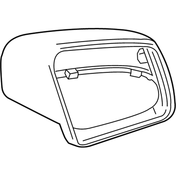 Mercedes-Benz ML400 Mirror Cover - 166-810-99-00-3151