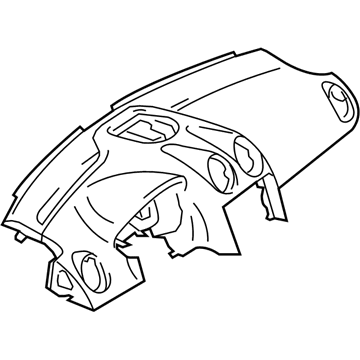 Mercedes-Benz 164-680-24-00-8K52 Instrument Panel