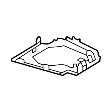 Mercedes-Benz 223-545-78-02 Control Module Upper Bracket