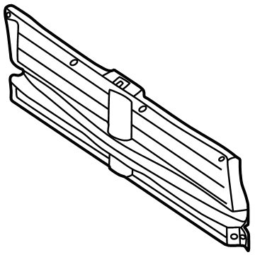 Mercedes-Benz 223-500-03-00 Radiator Shutter Assembly