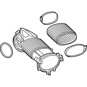 Mercedes-Benz 256-090-41-00 CLEAN AIR LINE