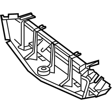 Mercedes-Benz 212-505-27-30 Lower Baffle