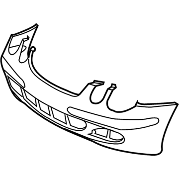 Mercedes-Benz Bumper - 211-885-38-25