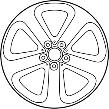 Mercedes-Benz 253-401-10-00-64-7X44 Wheel, Alloy