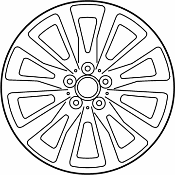 Mercedes-Benz 253-401-09-00-7X68 Wheel, Alloy