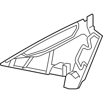 Mercedes-Benz 117-811-04-98 Mirror Assembly Seal