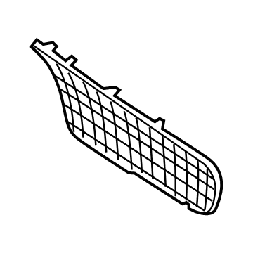 Mercedes-Benz 253-888-60-00 Grille Cover