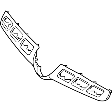 Mercedes-Benz 156-888-24-00-9982 Lower Molding