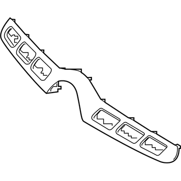 Mercedes-Benz 156-888-06-00-9982 Upper Molding