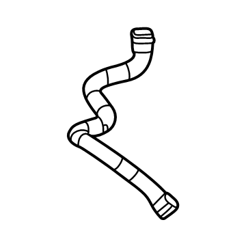 Mercedes-Benz GLE350 Radiator Hose - 167-501-10-02