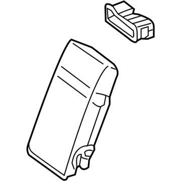 Mercedes-Benz 205-970-02-01-7Q11 Armrest