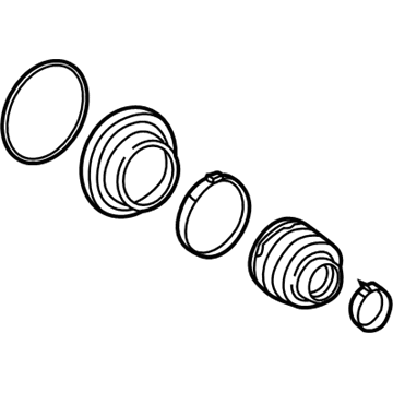 Mercedes-Benz GLA250 CV Joint Boot - 000-357-14-00