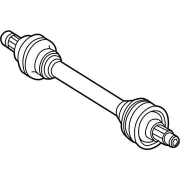 Mercedes-Benz 246-350-07-10 Axle Assembly