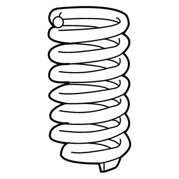 Mercedes-Benz 206-321-04-00 Coil Spring