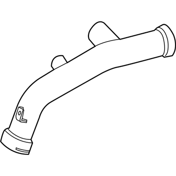 Mercedes-Benz 642-098-15-07 Air Inlet Pipe