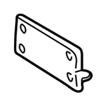 Mercedes-Benz 202-885-00-81-9999 License Bracket