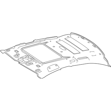 Mercedes-Benz 257-690-05-50-9H93 Headliner