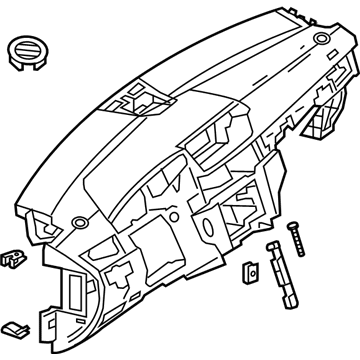 Mercedes-Benz 212-680-52-03-8S48 Instrument Panel