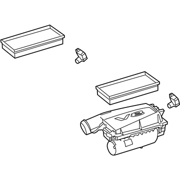 Mercedes-Benz 278-090-21-01 Air Cleaner Assembly