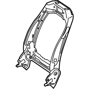 Mercedes-Benz 000-910-83-10 Seat Back Frame