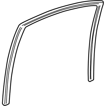 Mercedes-Benz S600 Window Channel - 220-735-03-25