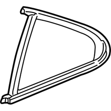 Mercedes-Benz 220-735-02-24 Fixed Glass Seal