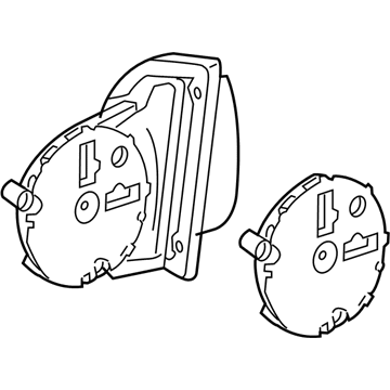 Mercedes-Benz 216-810-01-76 Mirror Assembly