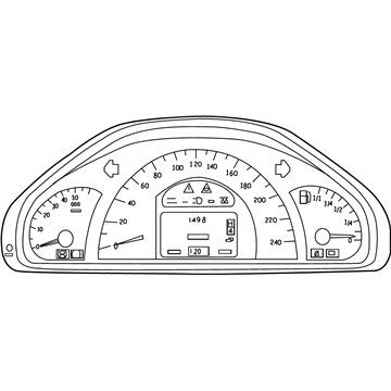 Mercedes-Benz 463-900-59-03 Instrument Cluster