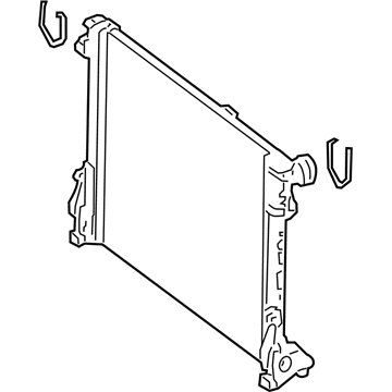 2017 Mercedes-Benz CLS63 AMG S Radiator - 197-500-01-03