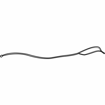 2019 Mercedes-Benz AMG GT C Hood Release Cable - 197-880-10-00-64