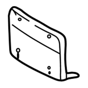 Mercedes-Benz 210-885-07-81-9040 License Bracket