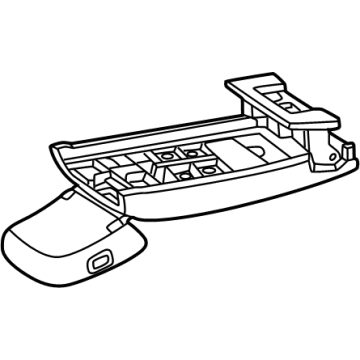 Mercedes-Benz 297-890-09-00-9E38 Armrest