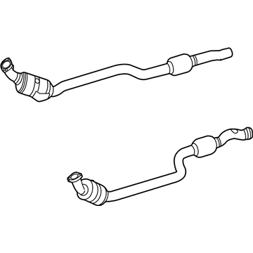 Mercedes-Benz 207-490-52-19 Converter & Pipe