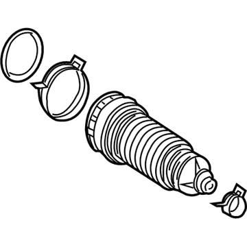 2002 Mercedes-Benz C240 Rack and Pinion Boot - 171-463-00-96