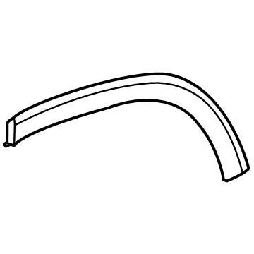 Mercedes-Benz 247-885-02-00 Wheel Opening Molding