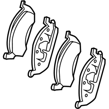 Mercedes-Benz GLS350d Brake Pad Set - 000-420-12-05