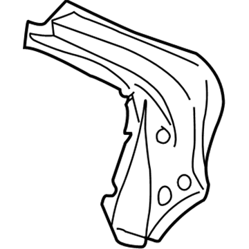 Mercedes-Benz 220-630-03-13 Rear Pillar